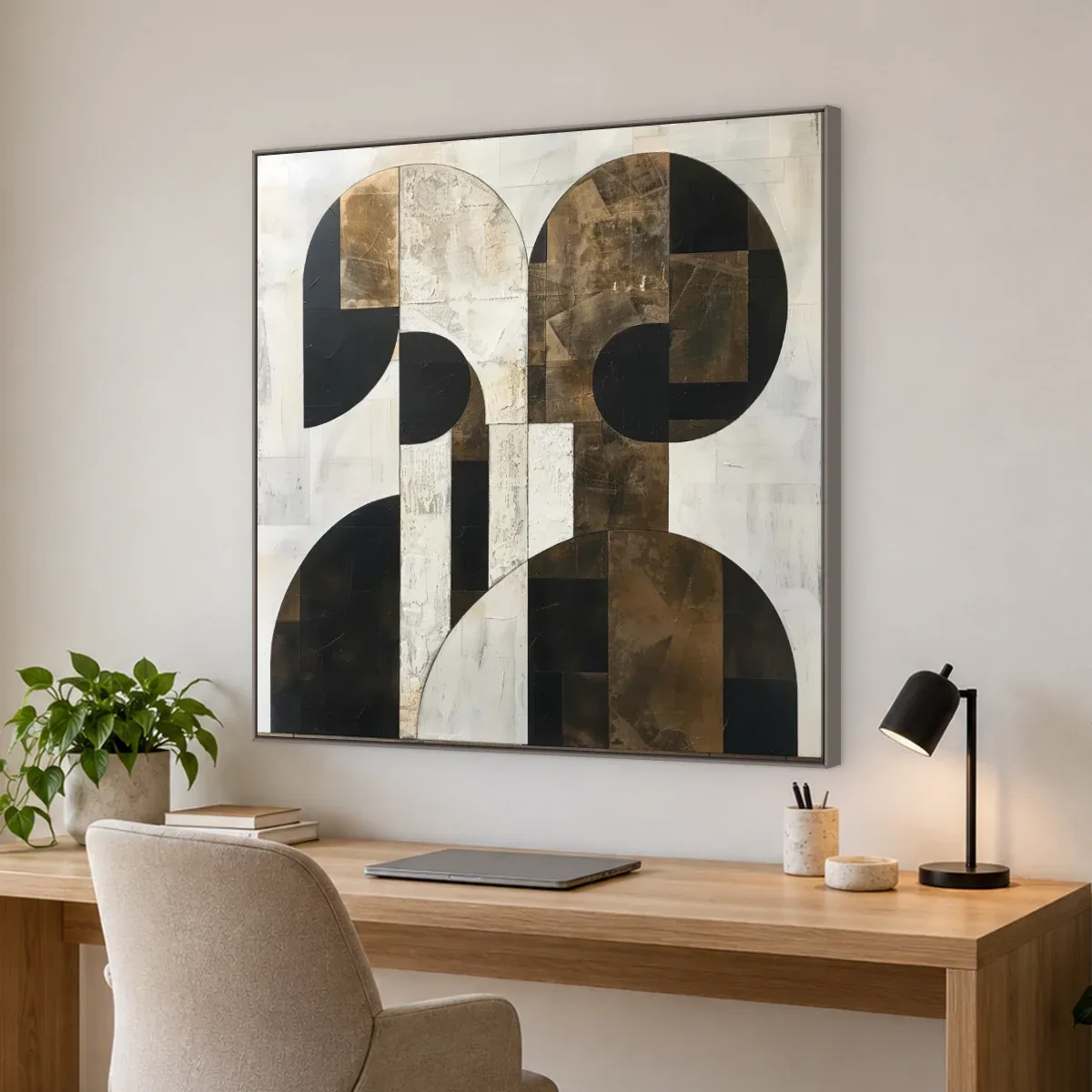 Quadro Decorativo Canvas Arcos Bauhaus - AB0086