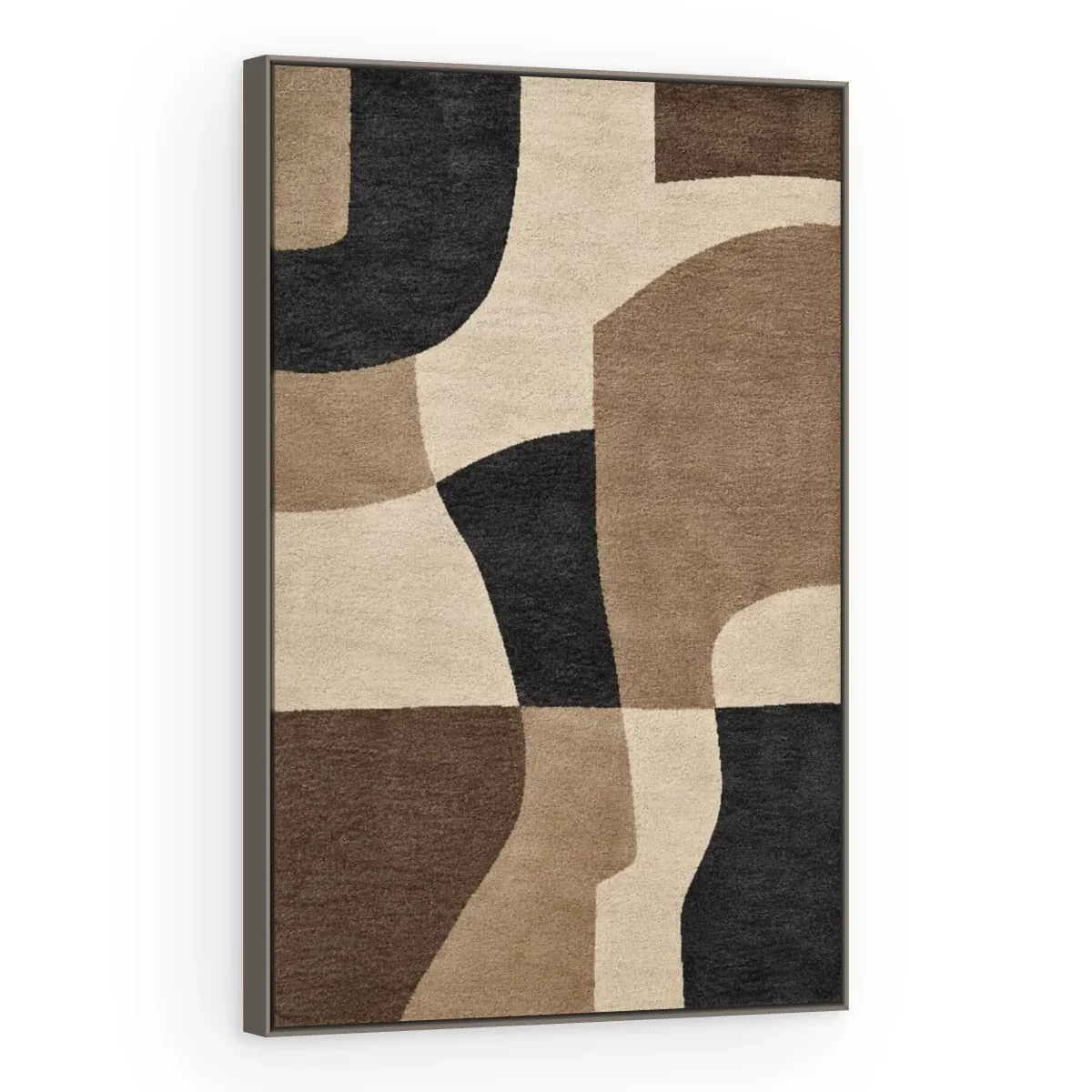 Quadro Decorativo Canvas Retalhos Café - AB0092