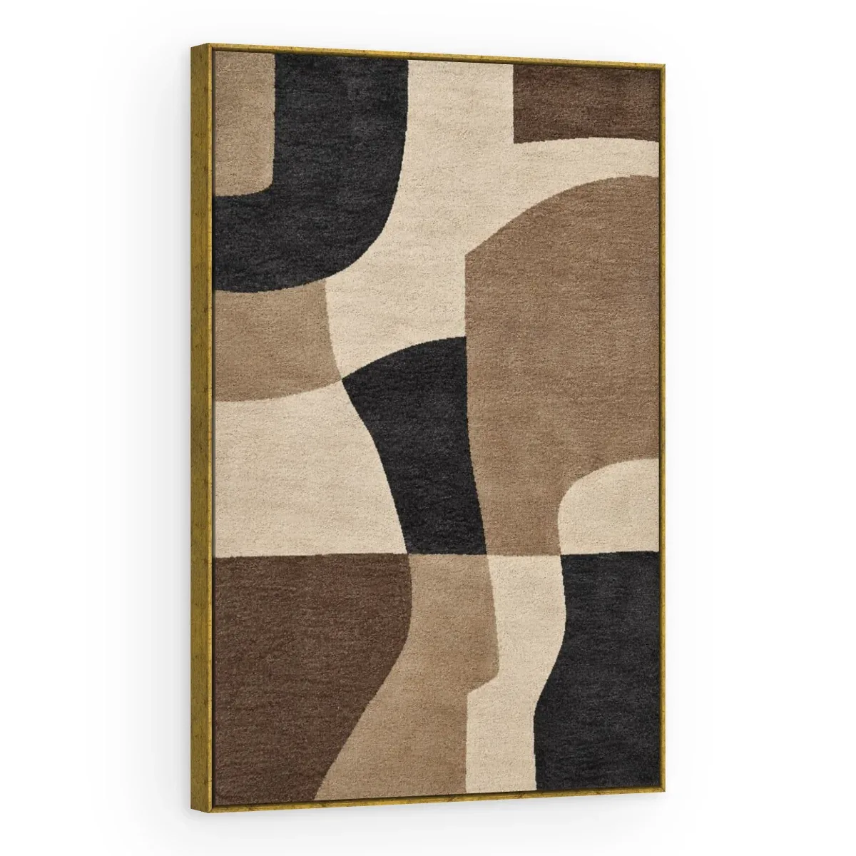 Quadro Decorativo Canvas Retalhos Café - AB0092