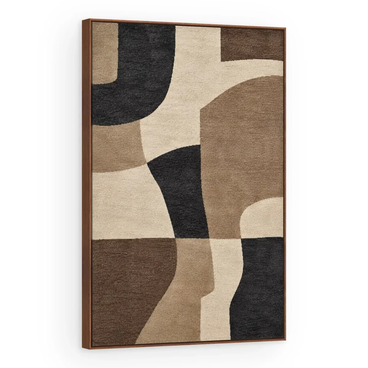 Quadro Decorativo Canvas Retalhos Café - AB0092