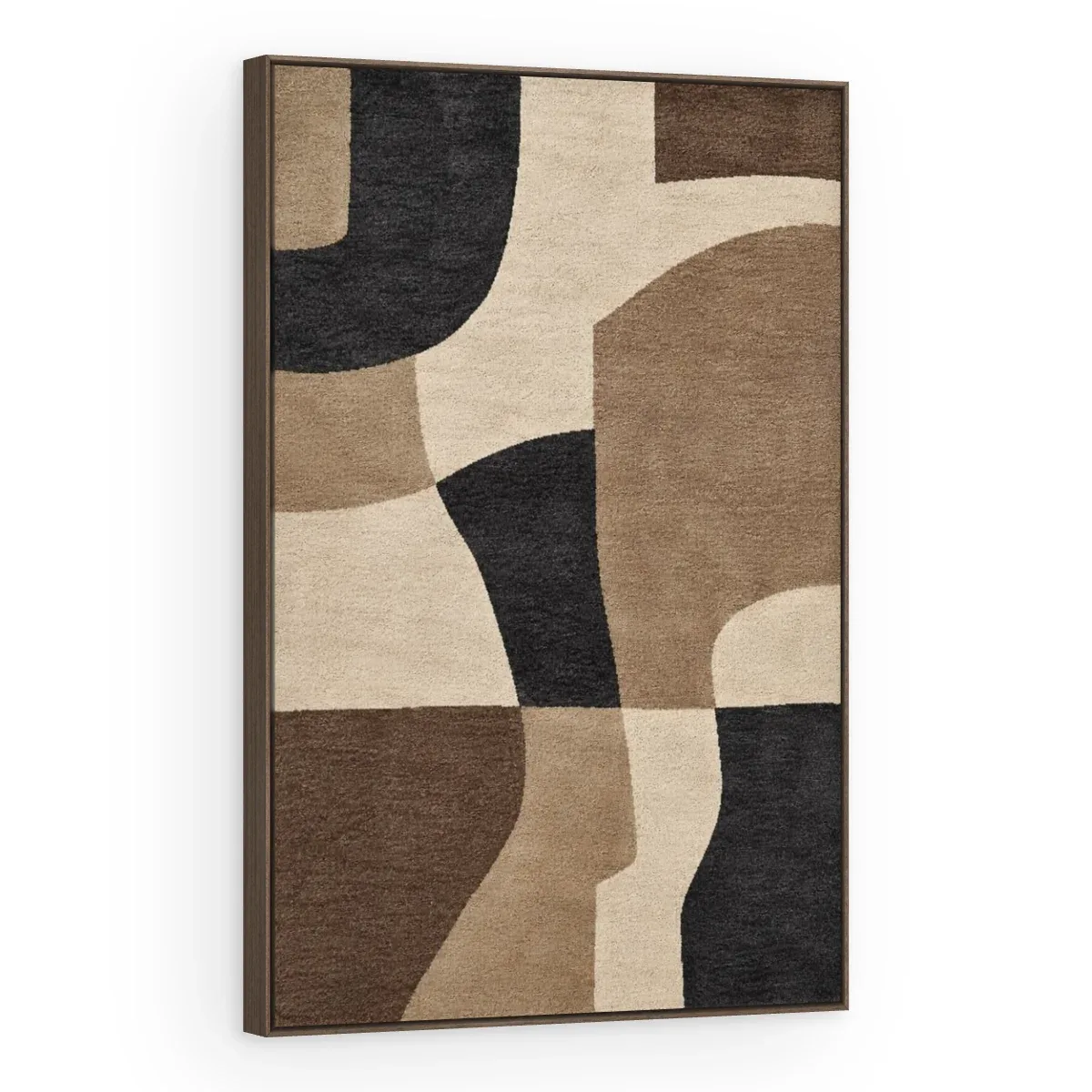 Quadro Decorativo Canvas Retalhos Café - AB0092