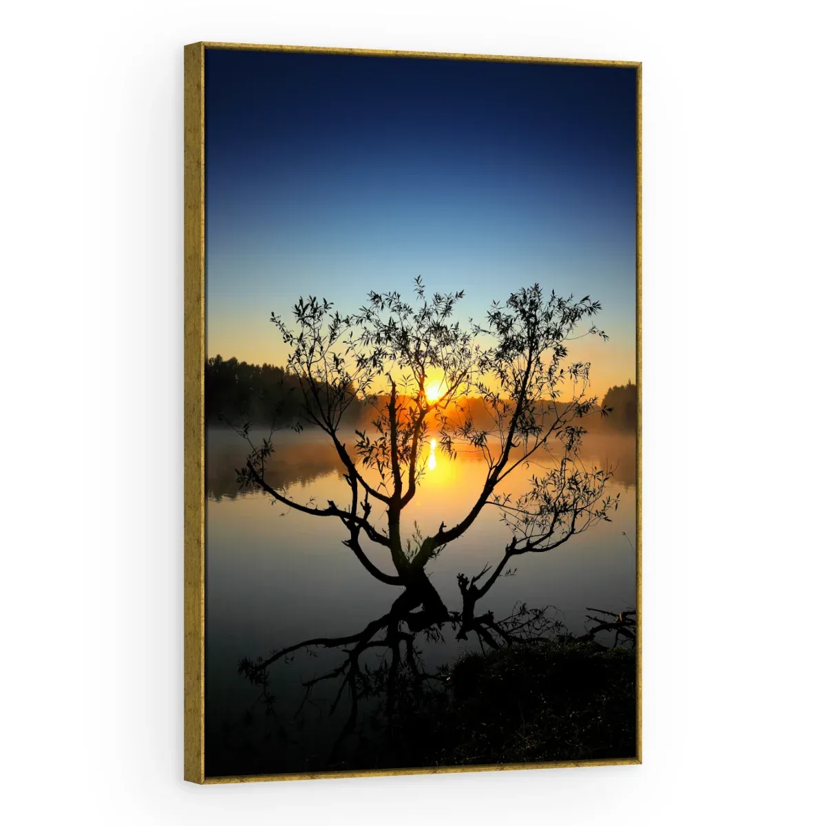 Quadro Decorativo Canvas Árvore Crepuscular - AF0002
