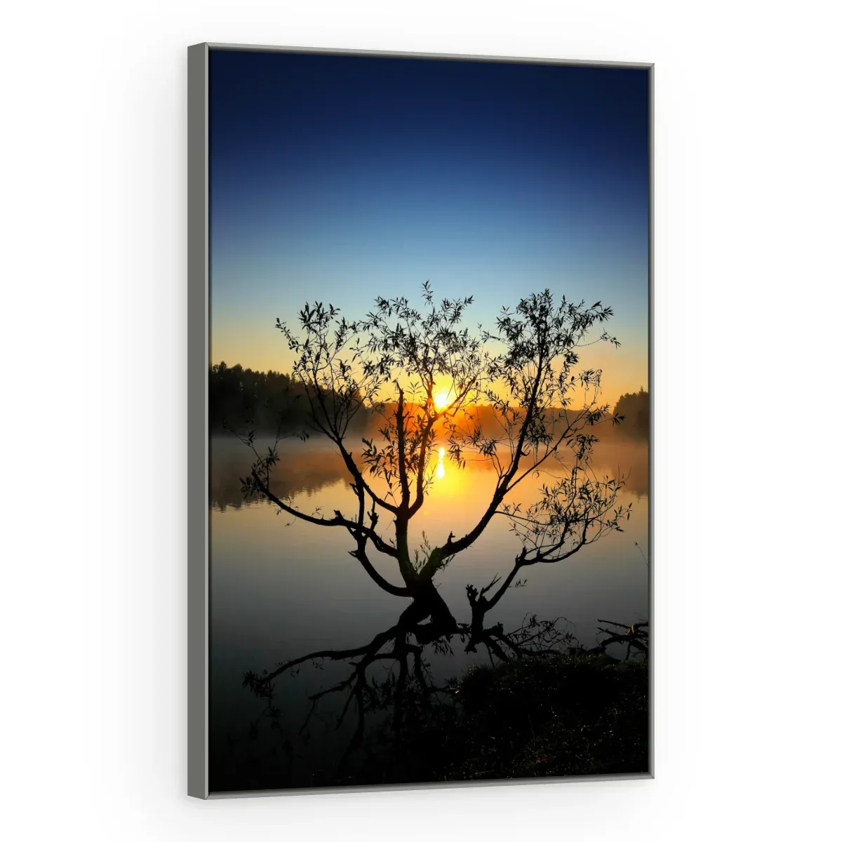 Quadro Decorativo Canvas Árvore Crepuscular - AF0002