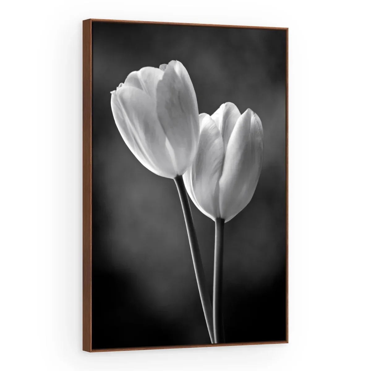 Quadro Decorativo Canvas Tulipas Monocromáticas - AF0017