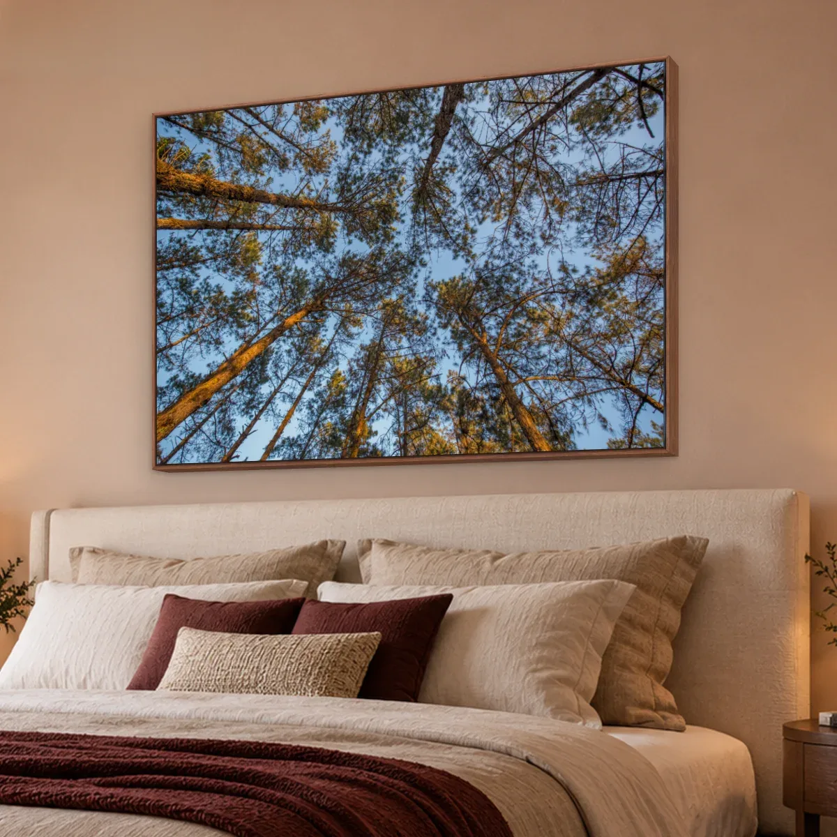 Quadro Decorativo Canvas Pinheiros Altivos - AF0026