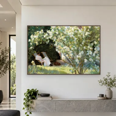 Quadro Decorativo Canvas Jardim Impressionista - AF0035