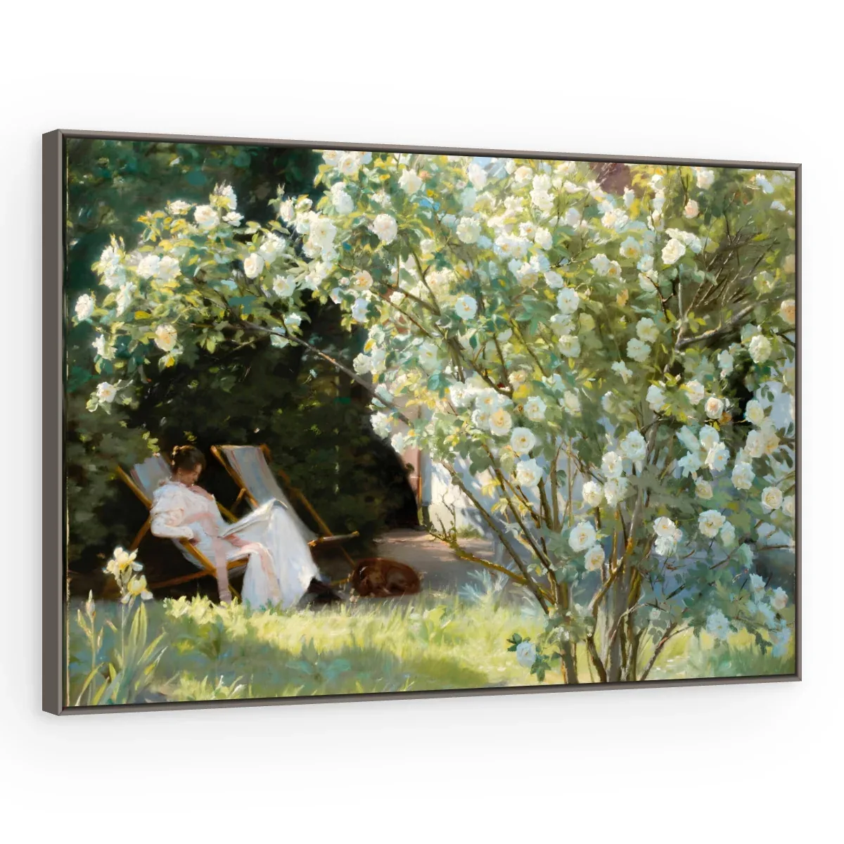Quadro Decorativo Canvas Jardim Impressionista - AF0035