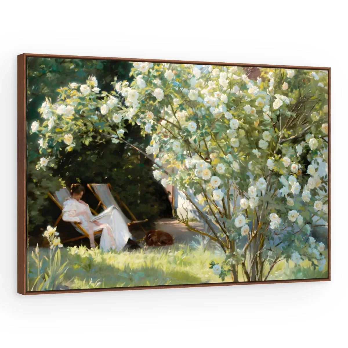 Quadro Decorativo Canvas Jardim Impressionista - AF0035