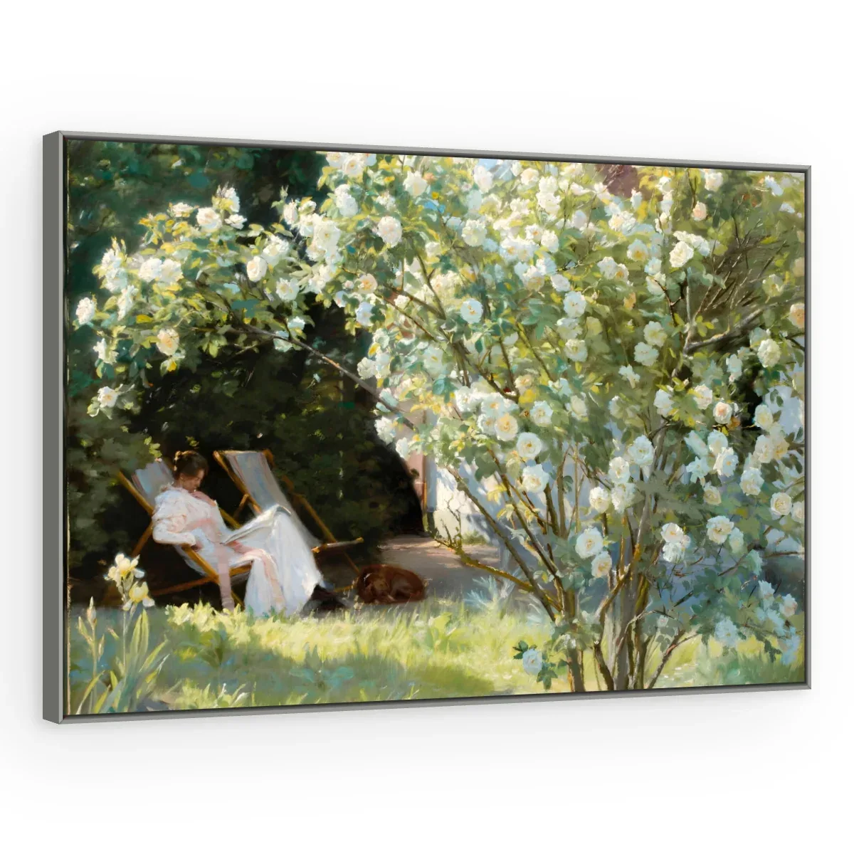 Quadro Decorativo Canvas Jardim Impressionista - AF0035
