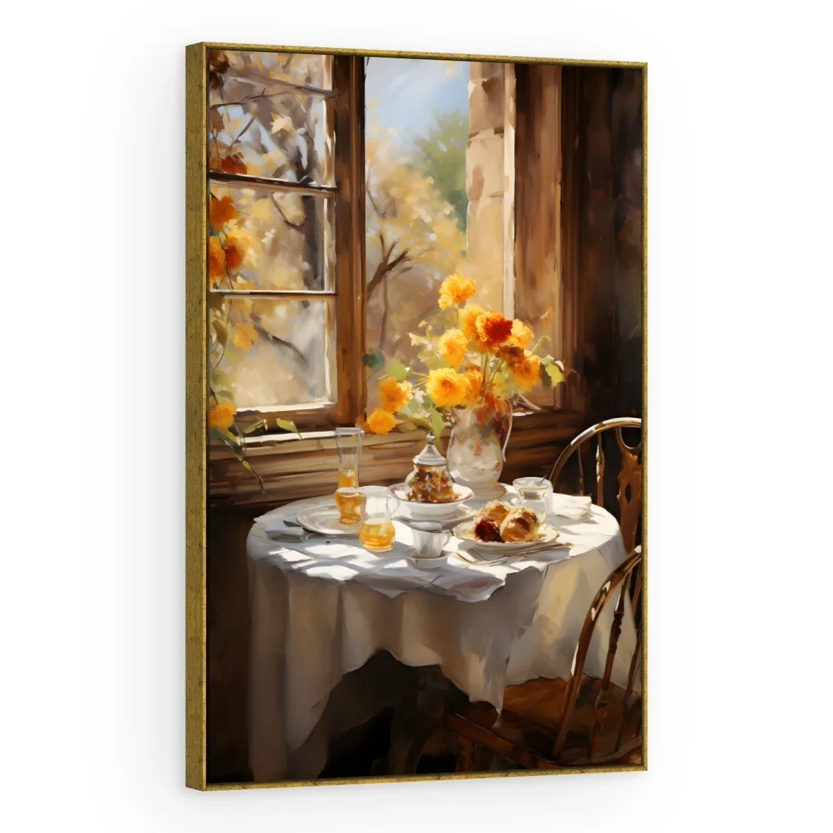 Quadro Decorativo Canvas Mesa Ensolarada - AF0039
