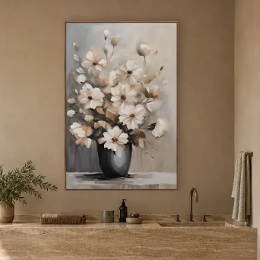 Quadro Decorativo Canvas Vaso Floral - AF0045