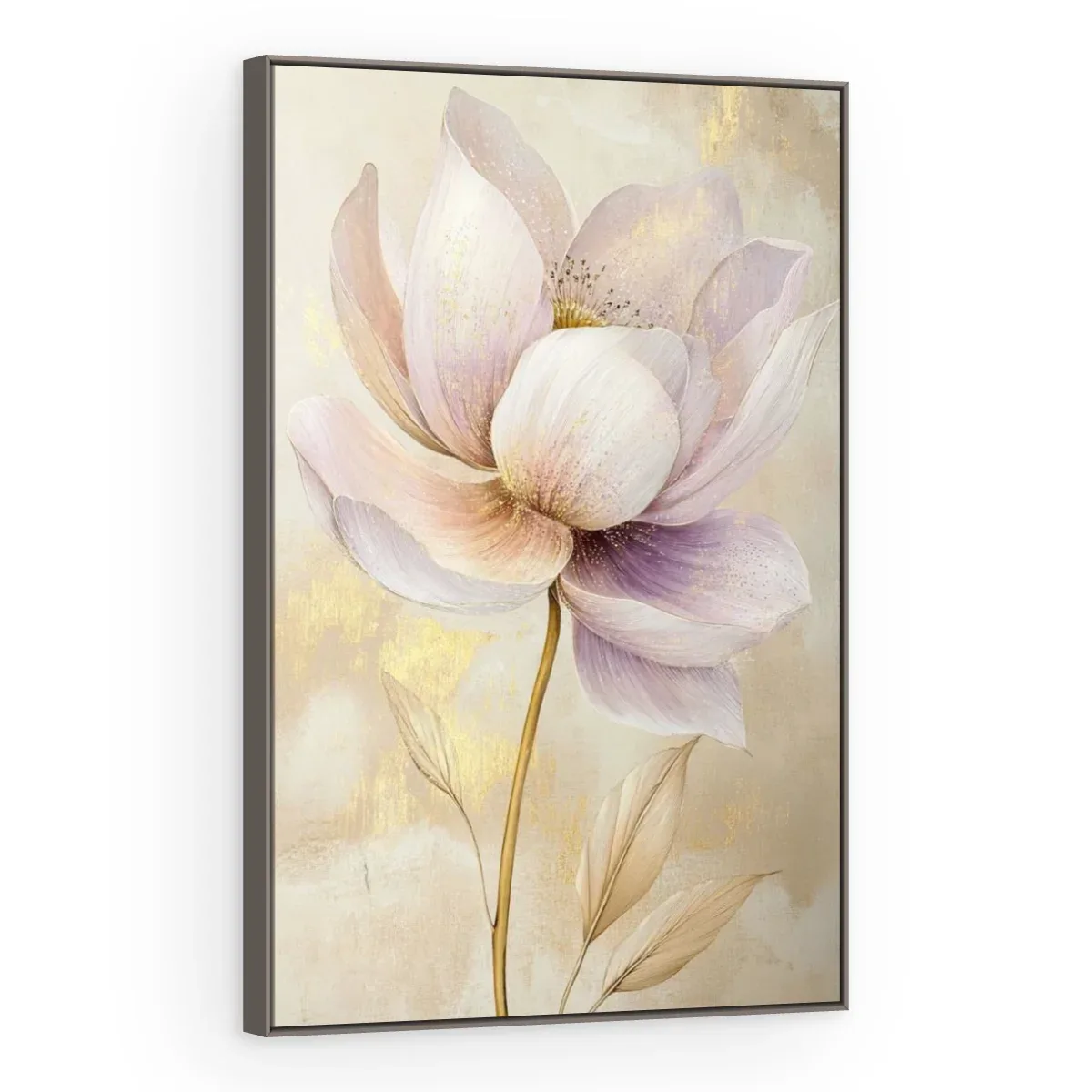 Quadro Decorativo Canvas Magnólia Lilás - AF0048