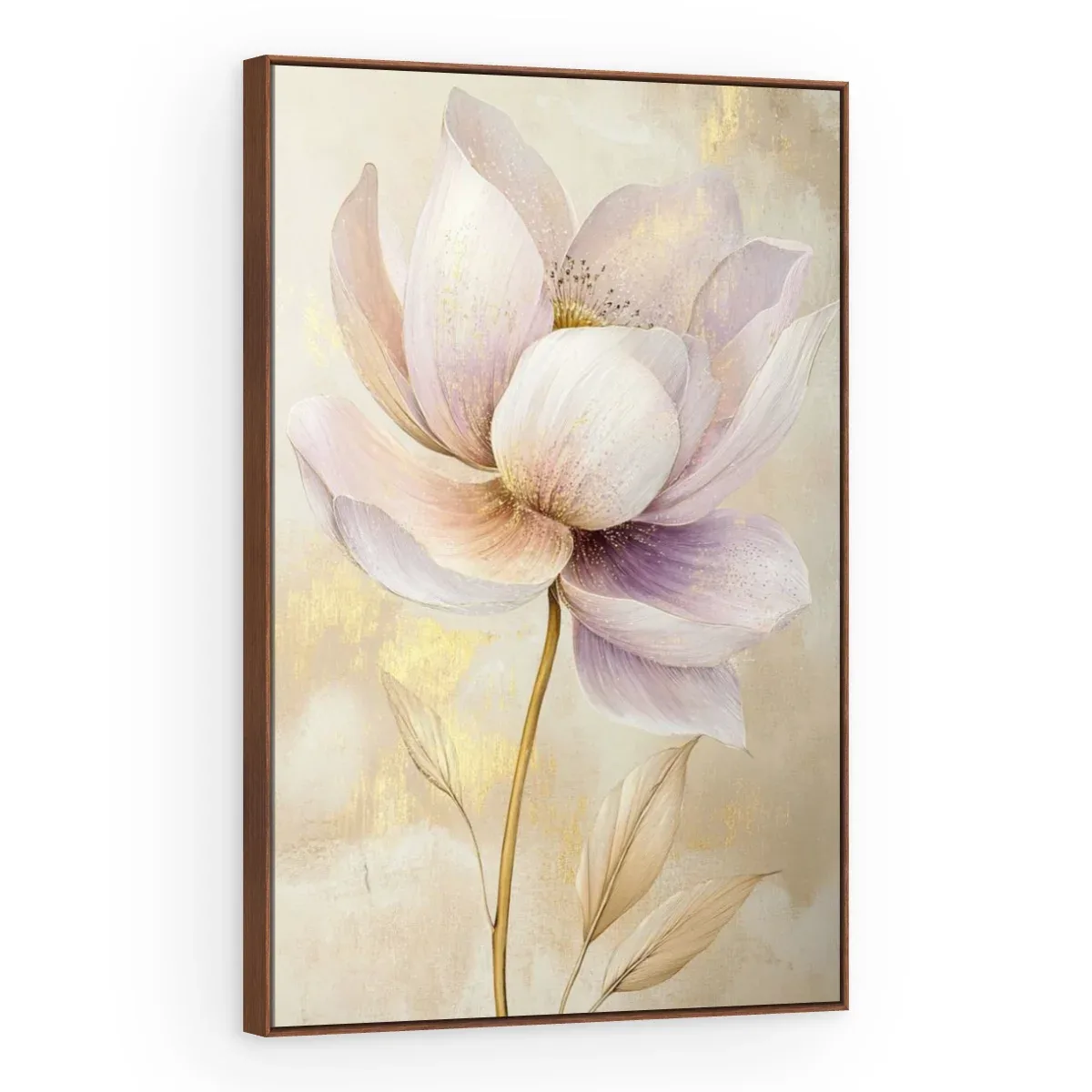 Quadro Decorativo Canvas Magnólia Lilás - AF0048