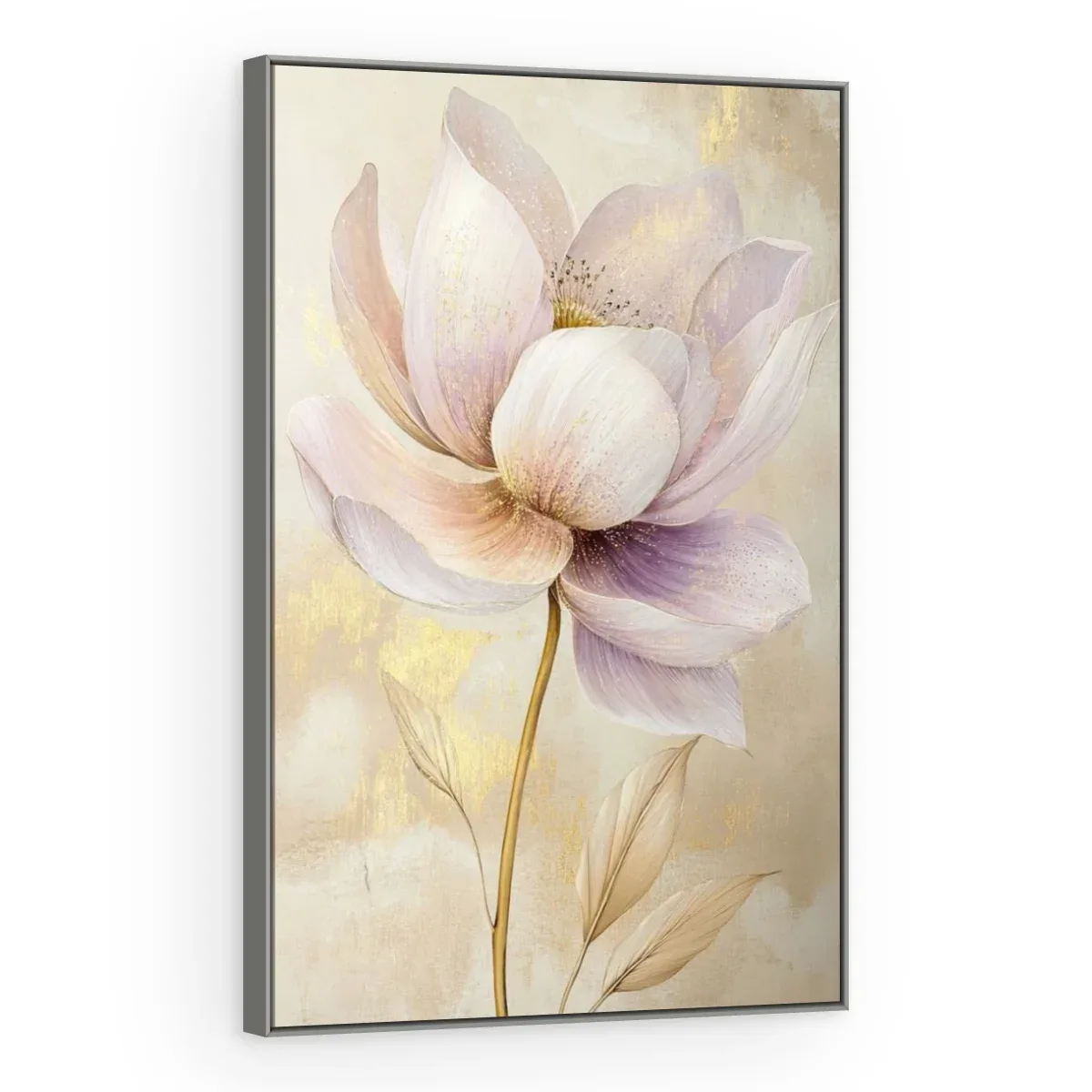 Quadro Decorativo Canvas Magnólia Lilás - AF0048