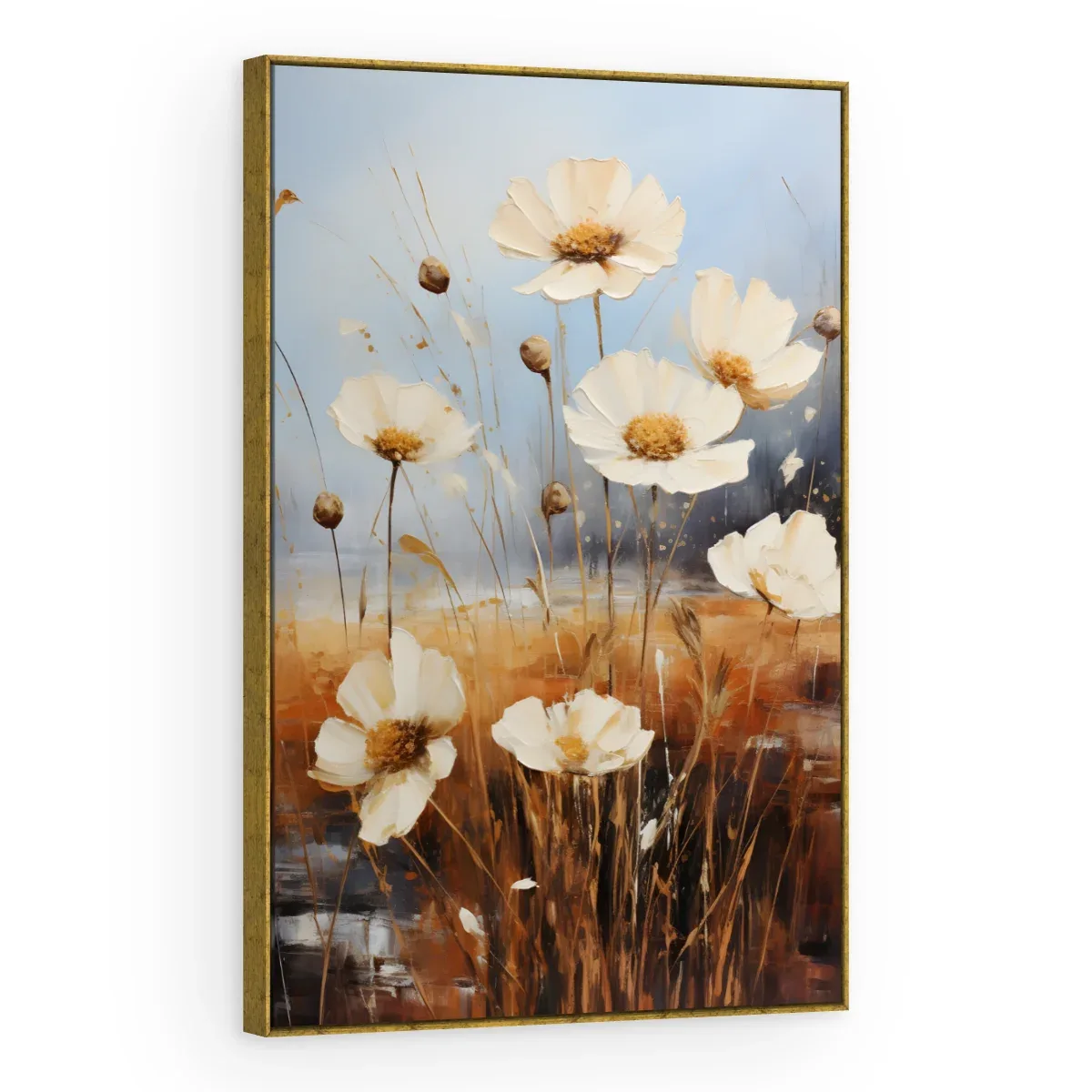 Quadro Decorativo Canvas Cosmos Brancos - AF0052