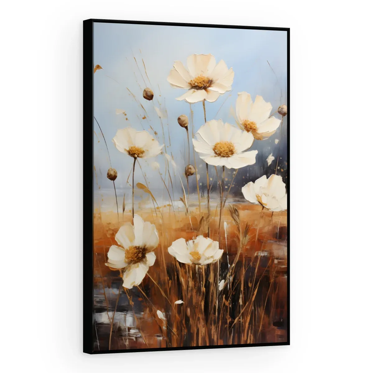 Quadro Decorativo Canvas Cosmos Brancos - AF0052