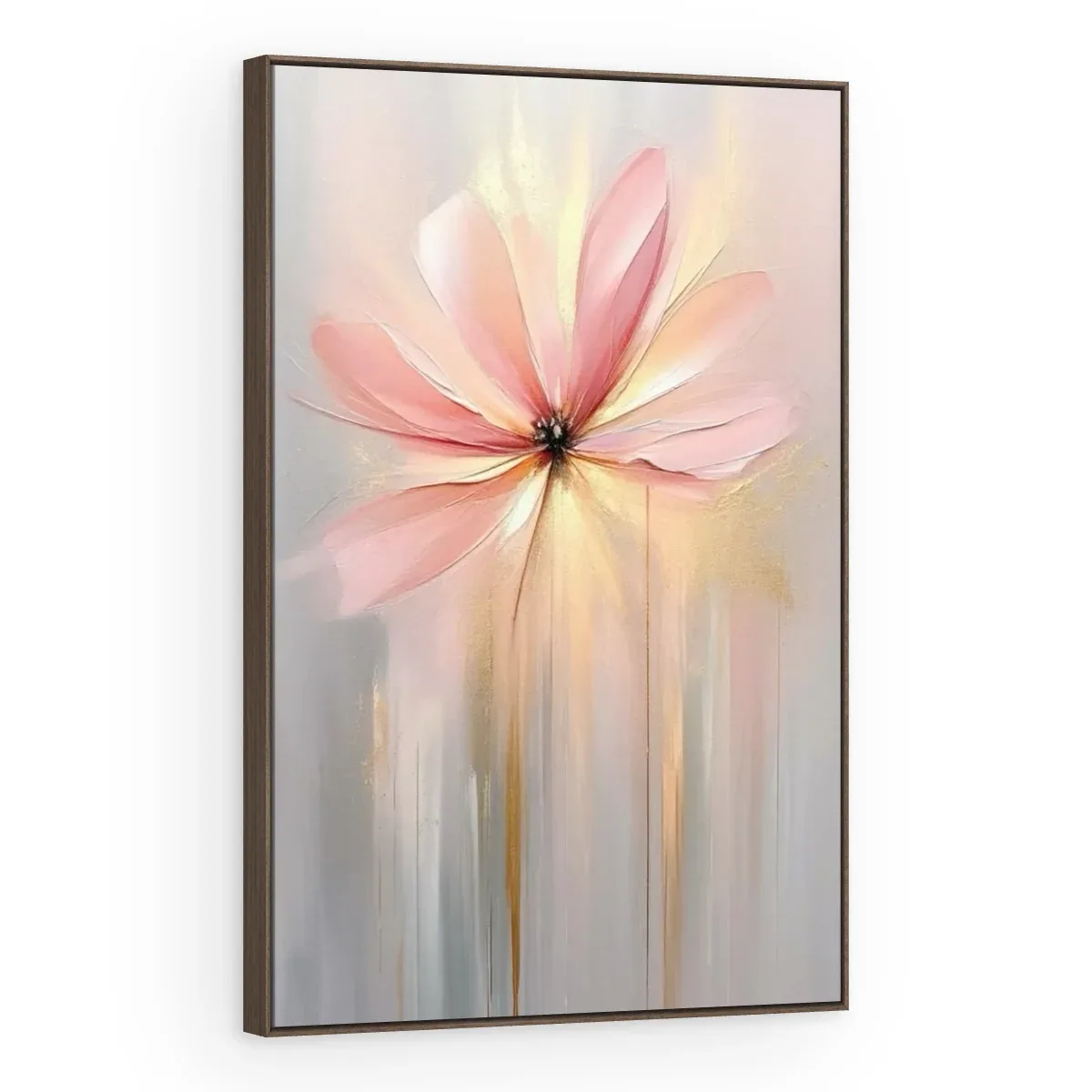 Quadro Decorativo Canvas Flor Rosada - AF0063