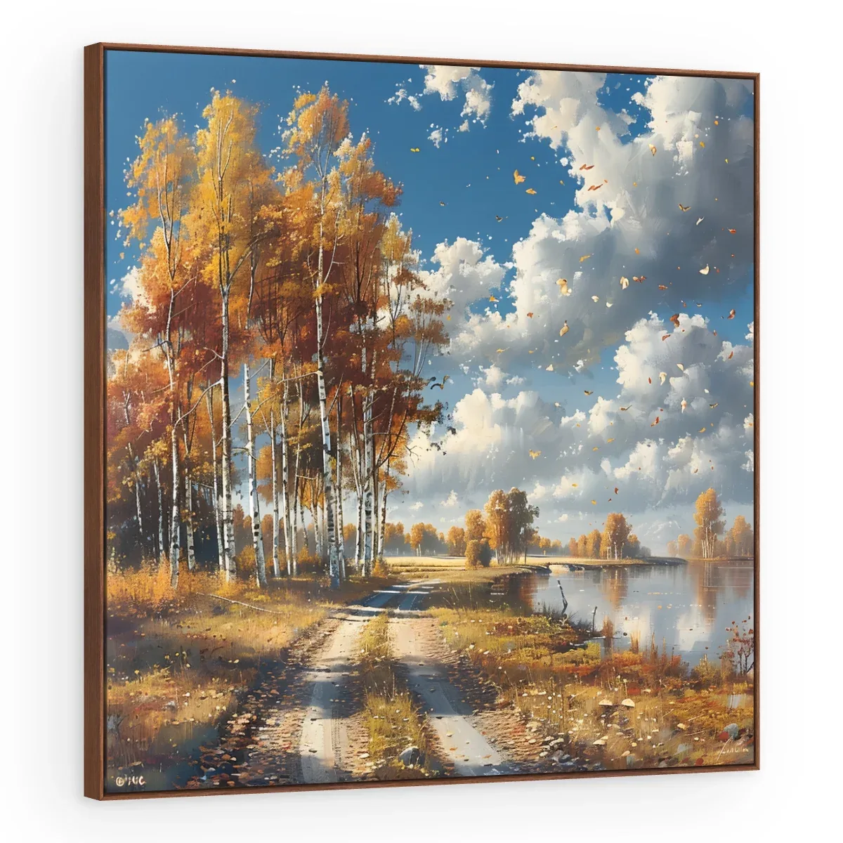 Quadro Decorativo Canvas Estrada Outonal - AF0064