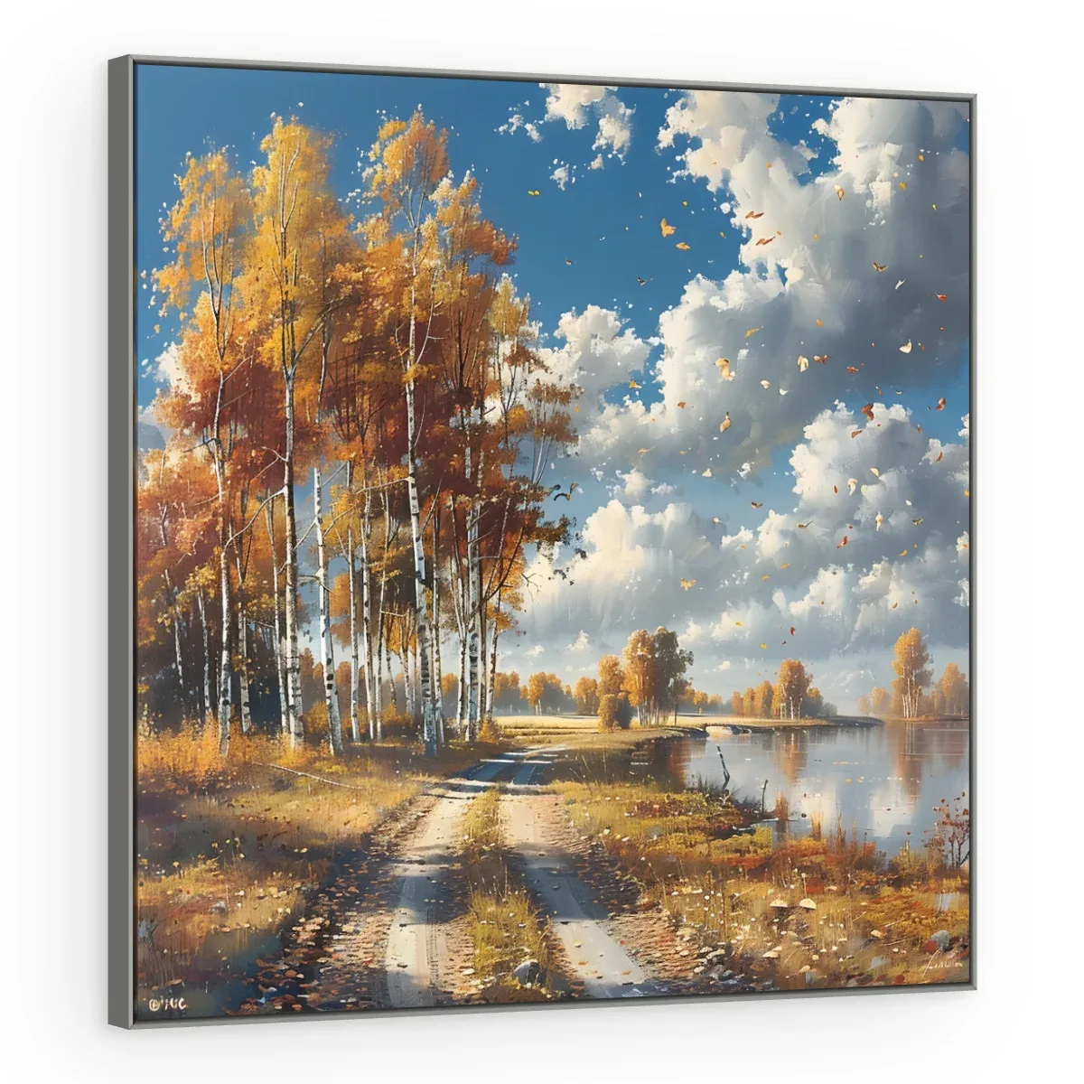 Quadro Decorativo Canvas Estrada Outonal - AF0064