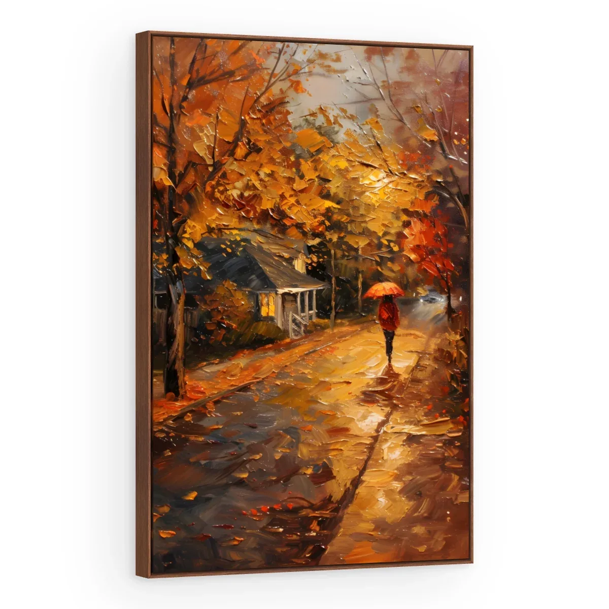 Quadro Decorativo Canvas Sombrinha Vermelha - AF0067