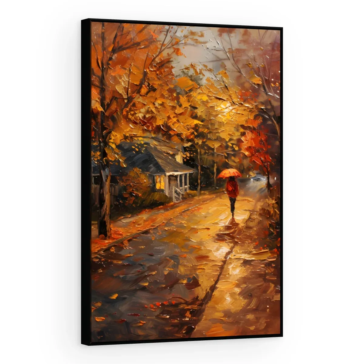 Quadro Decorativo Canvas Sombrinha Vermelha - AF0067