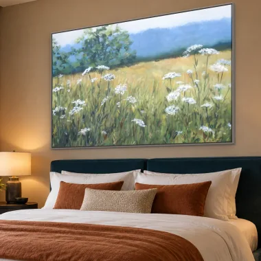 Quadro Decorativo Canvas Prado Florido - AF0073