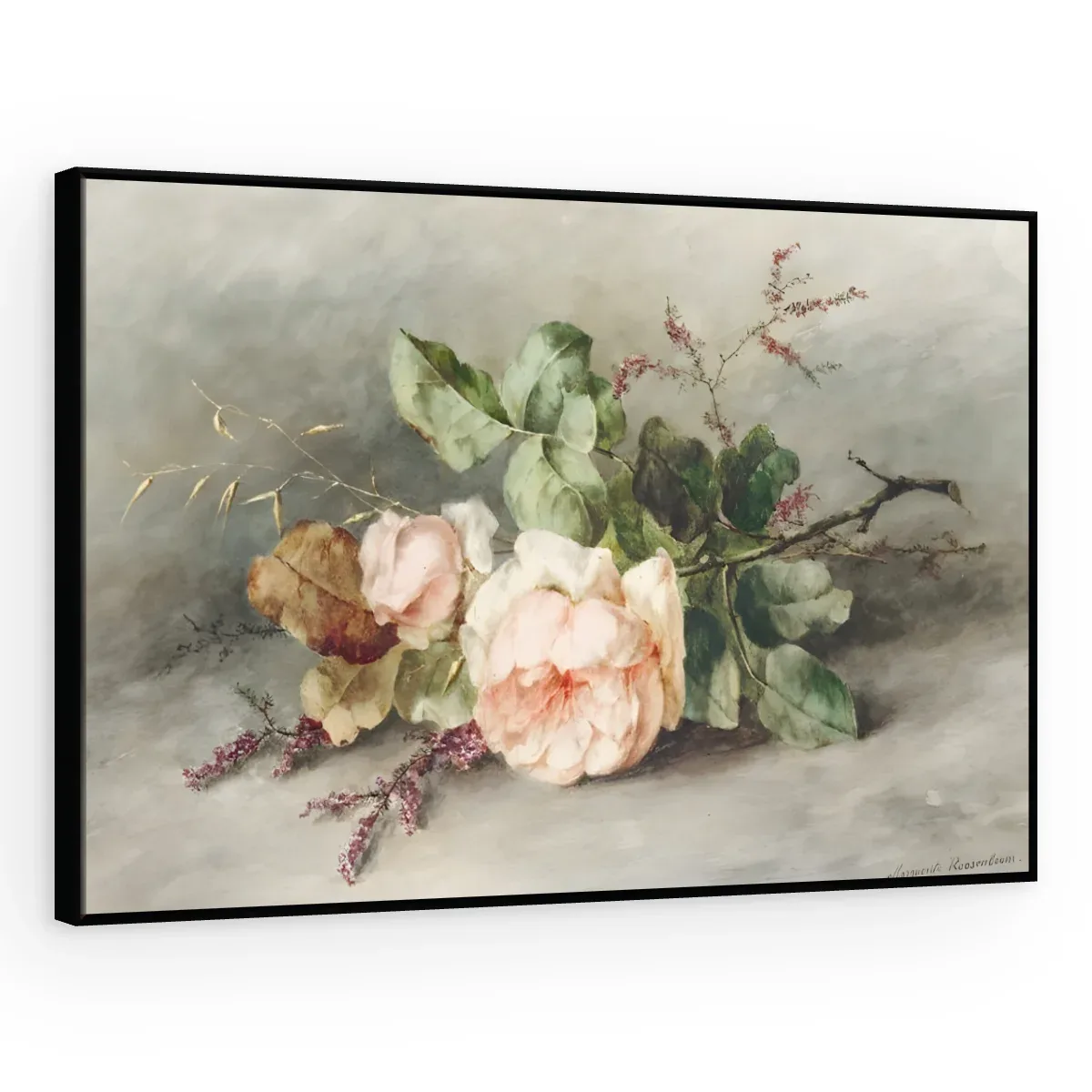Quadro Decorativo Canvas Rosas Clássicas - AF0077
