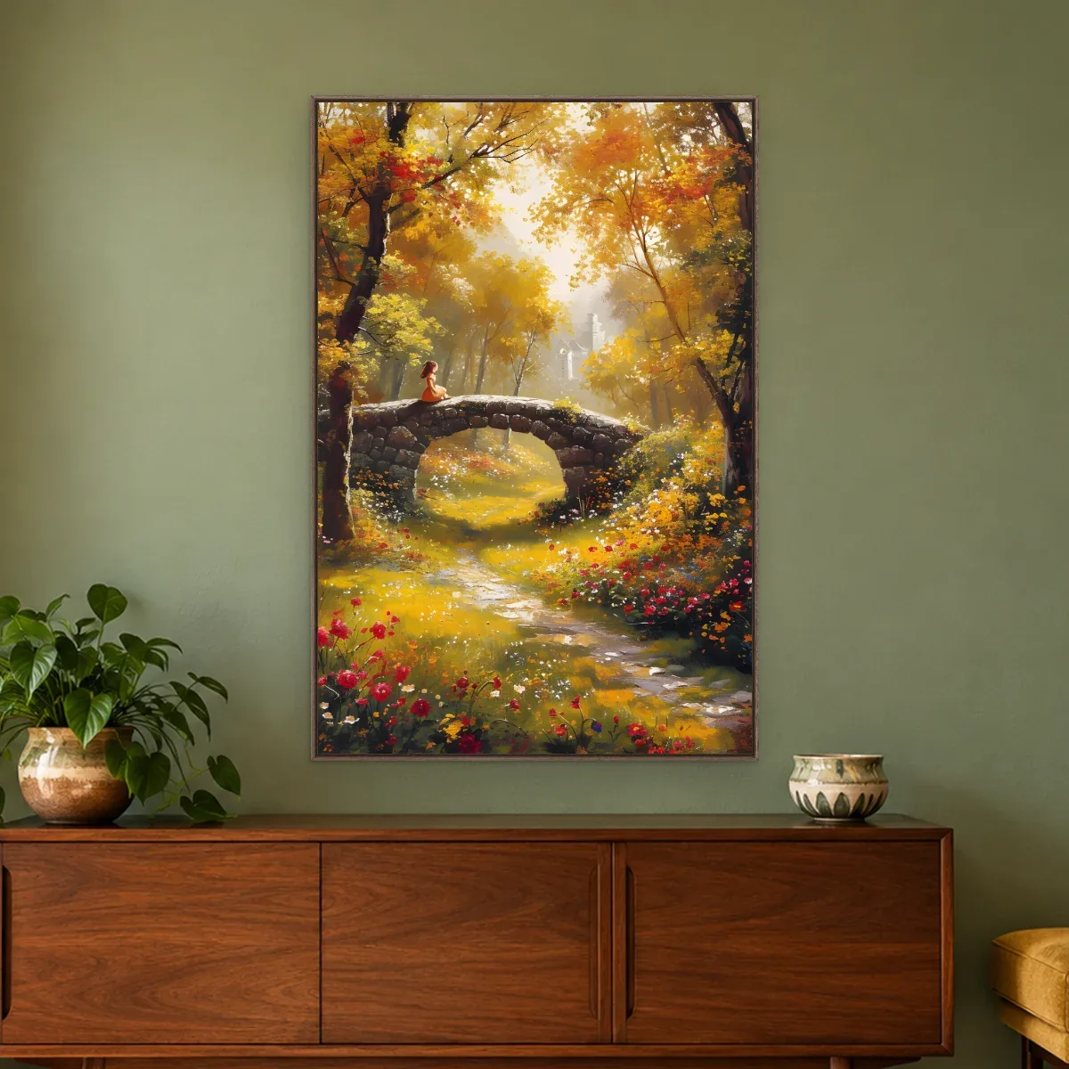 Quadro Decorativo Canvas Ponte Encantada - AF0078