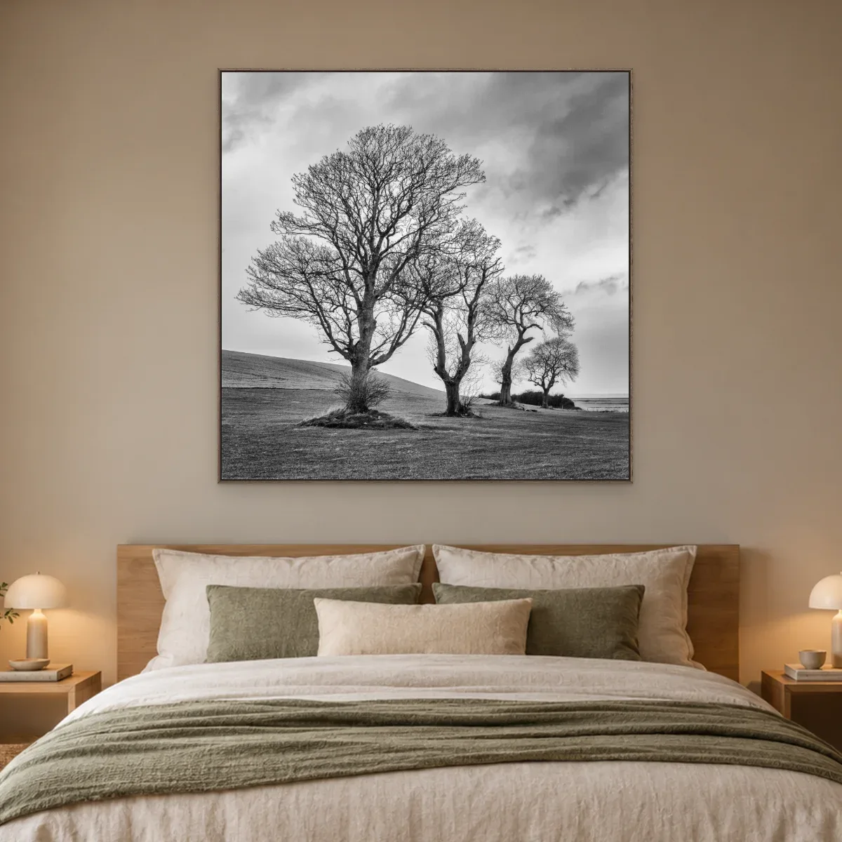 Quadro Decorativo Canvas Árvores Dramáticas - AF0086