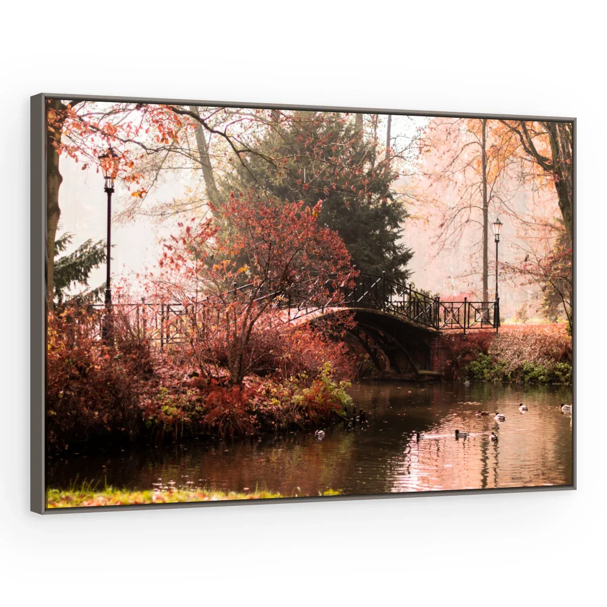 Quadro Decorativo Canvas Parque Outonal - AF0093