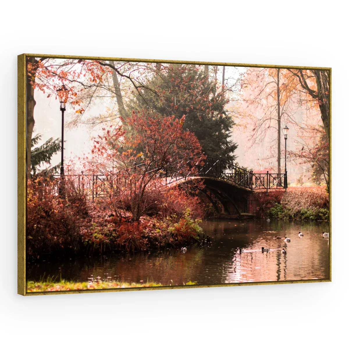 Quadro Decorativo Canvas Parque Outonal - AF0093
