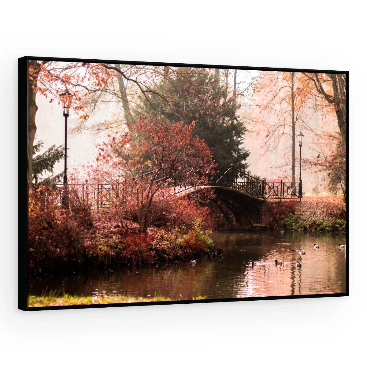 Quadro Decorativo Canvas Parque Outonal - AF0093