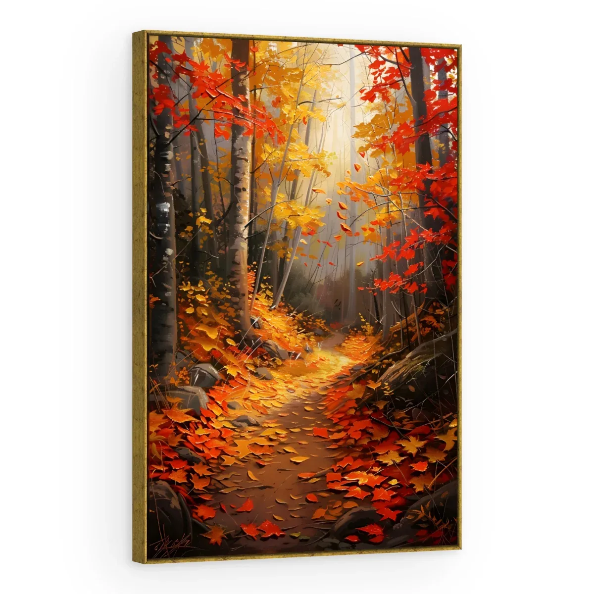 Quadro Decorativo Canvas Trilha Escarlate - AF0098