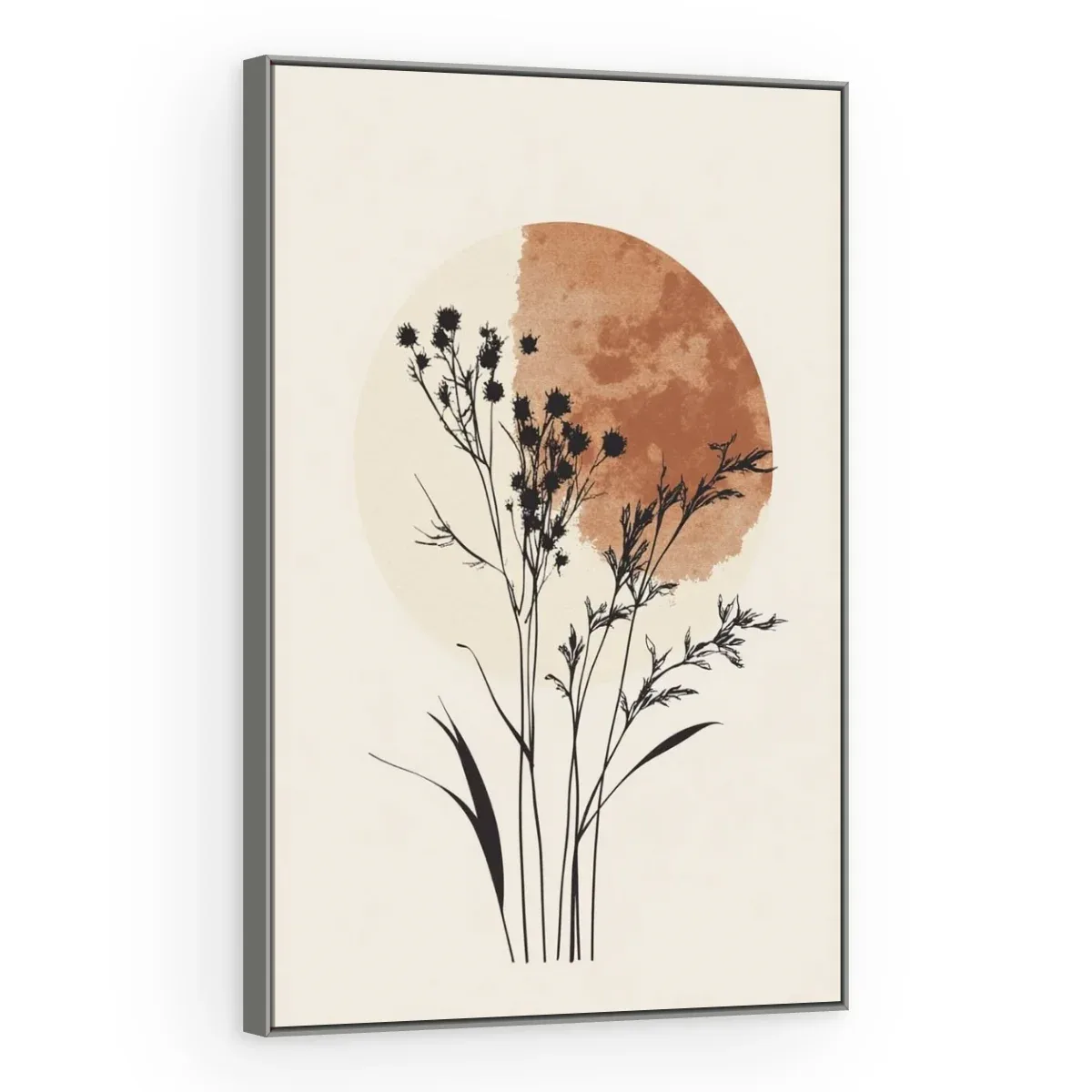 Quadro Decorativo Canvas Flores Boho - AF0105
