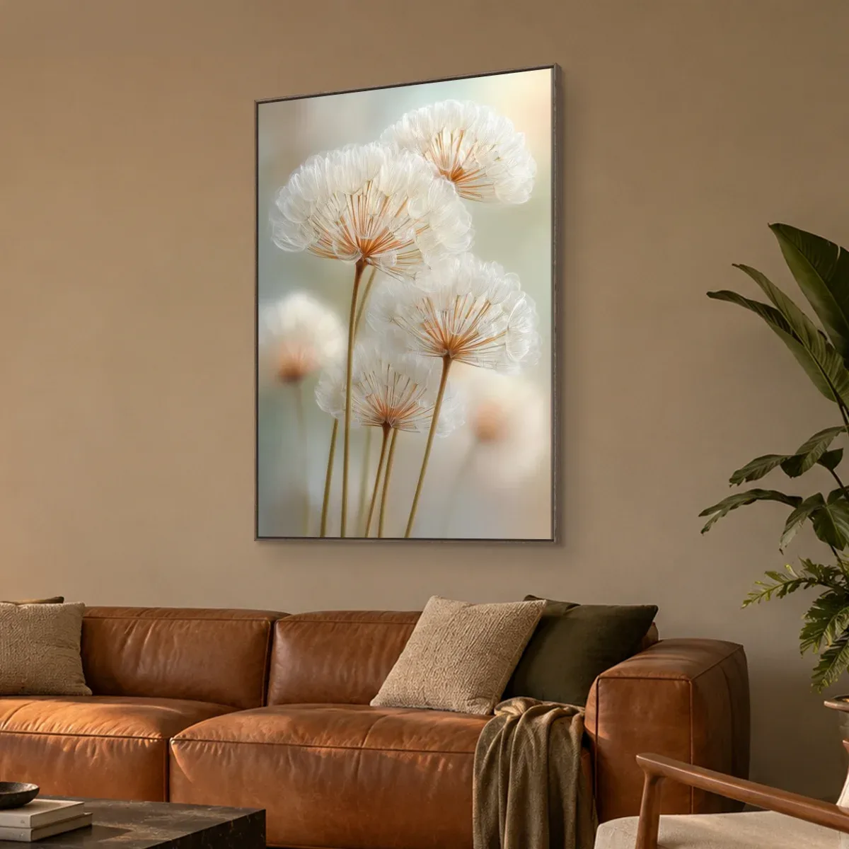 Quadro Decorativo Canvas Flores Etéreas - AF0115