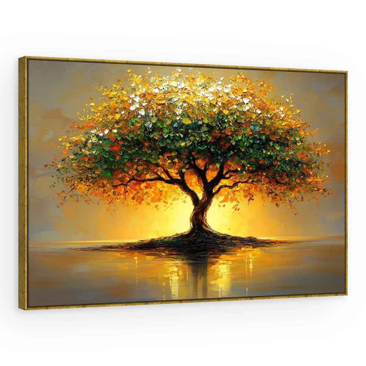 Quadro Decorativo Canvas Árvore Radiante - AF0118