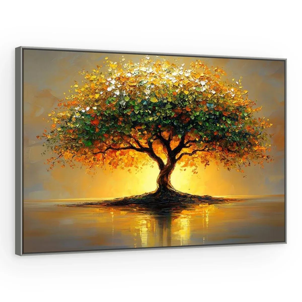 Quadro Decorativo Canvas Árvore Radiante - AF0118
