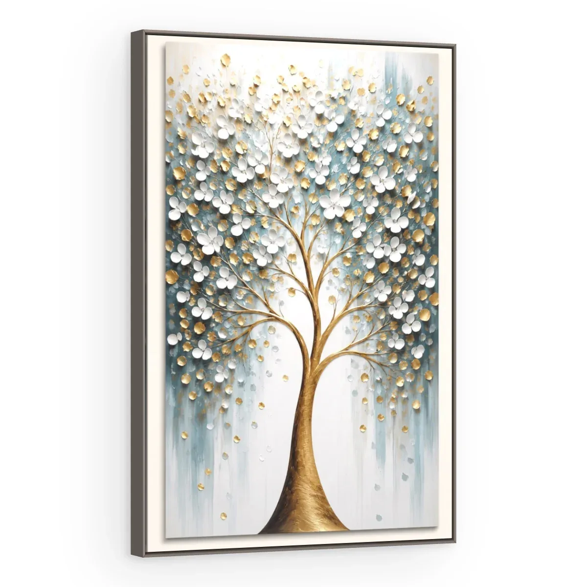 Quadro Decorativo Canvas Árvore Perolada - AF0119