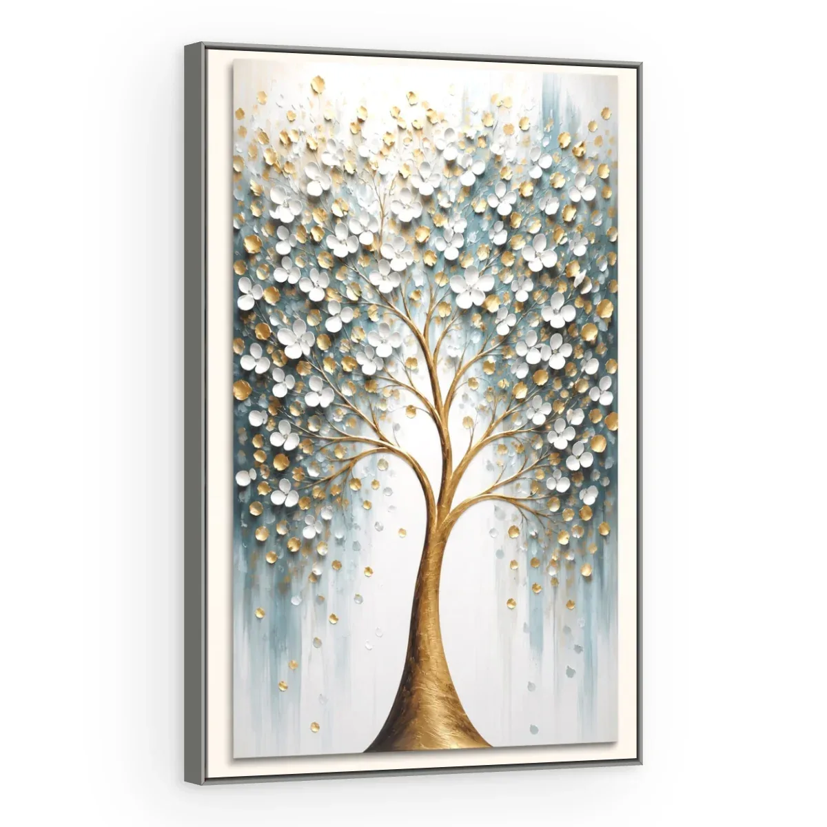 Quadro Decorativo Canvas Árvore Perolada - AF0119