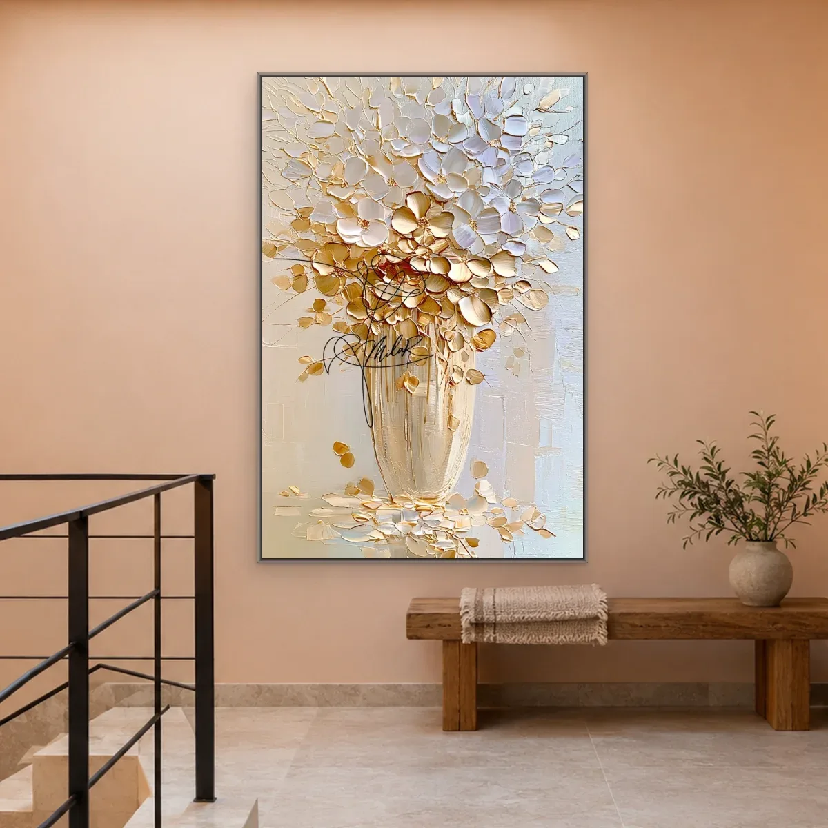 Quadro Decorativo Canvas Vaso Cintilante - AF0124