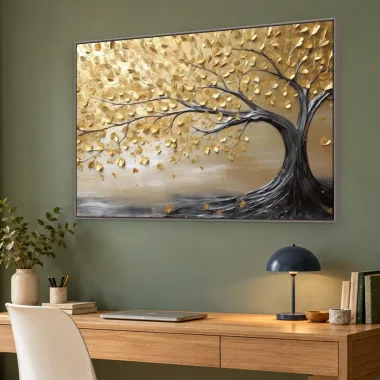 Quadro Decorativo Canvas Árvore Opulenta - AF0126
