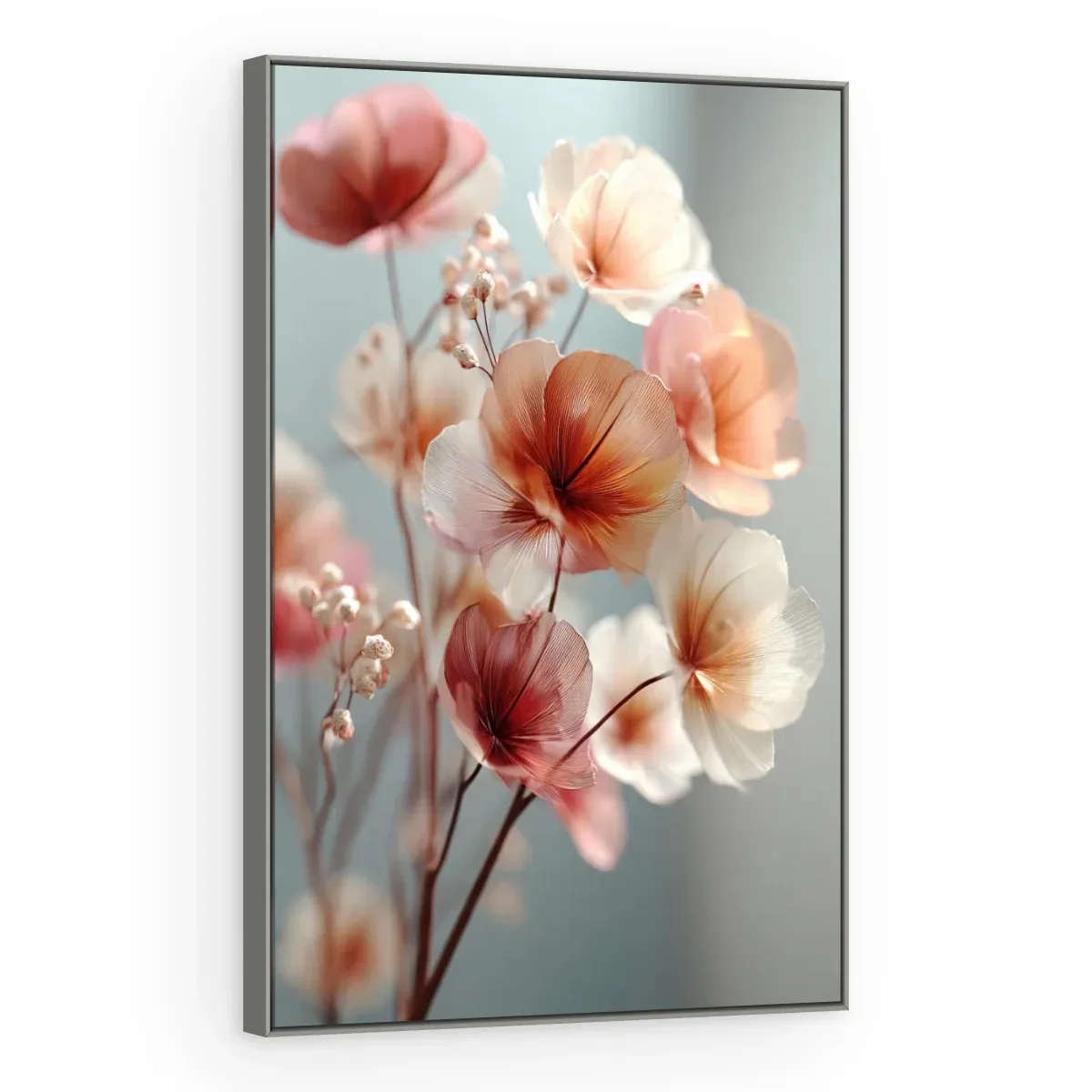 Quadro Decorativo Canvas Flores Delicadas - AF0127