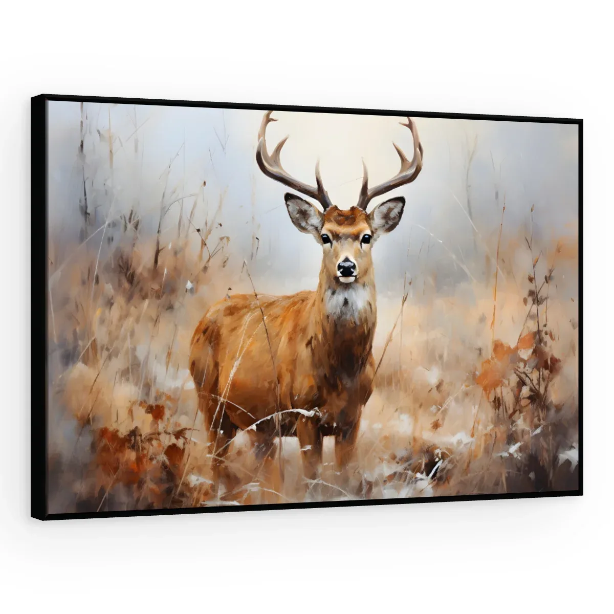 Quadro Decorativo Canvas Cervo Outonal - AN0005