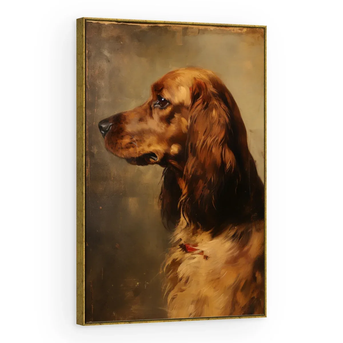 Quadro Decorativo Canvas Setter Irlandês - AN0007