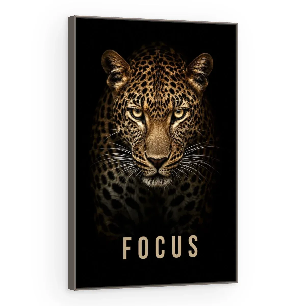 Quadro Decorativo Canvas Leopardo Foco - AN0014