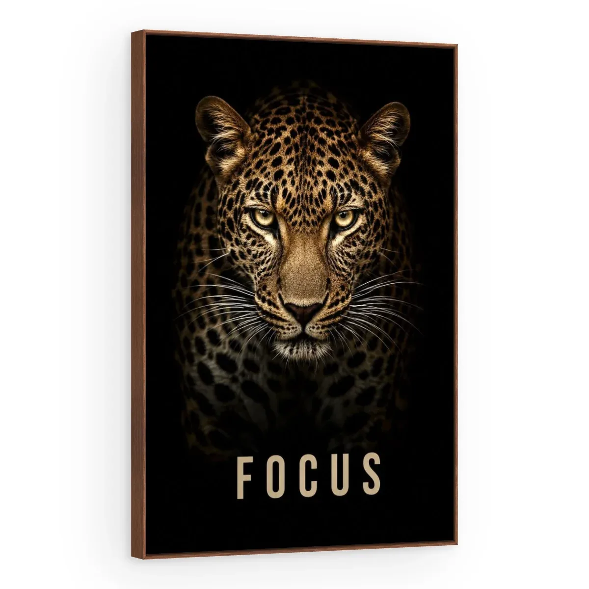Quadro Decorativo Canvas Leopardo Foco - AN0014