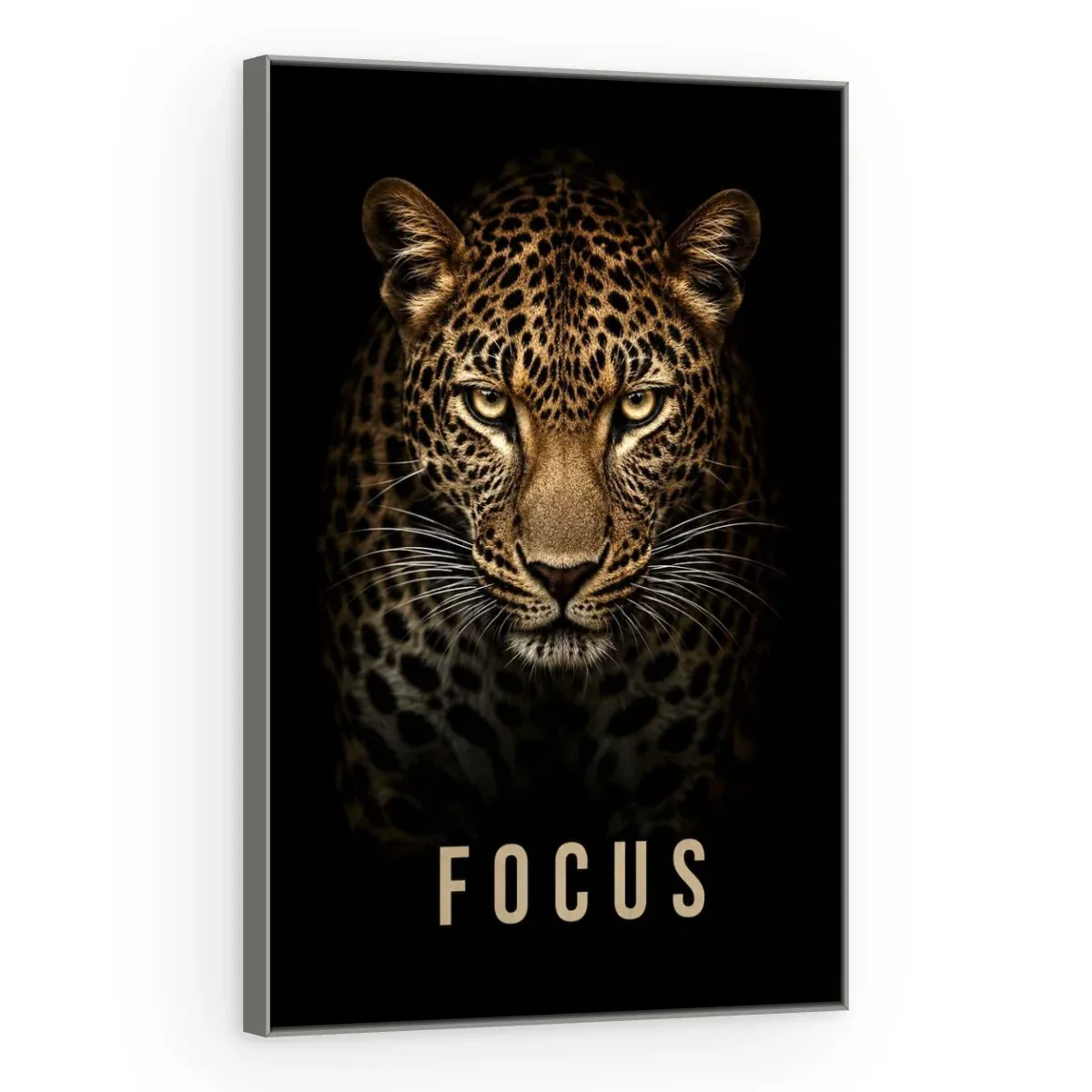 Quadro Decorativo Canvas Leopardo Foco - AN0014