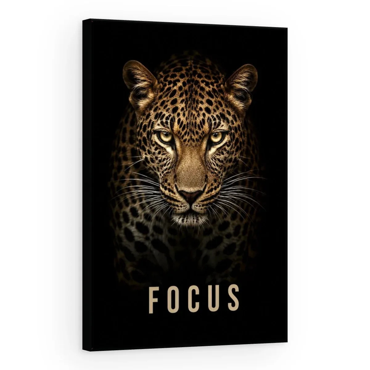 Quadro Decorativo Canvas Leopardo Foco - AN0014