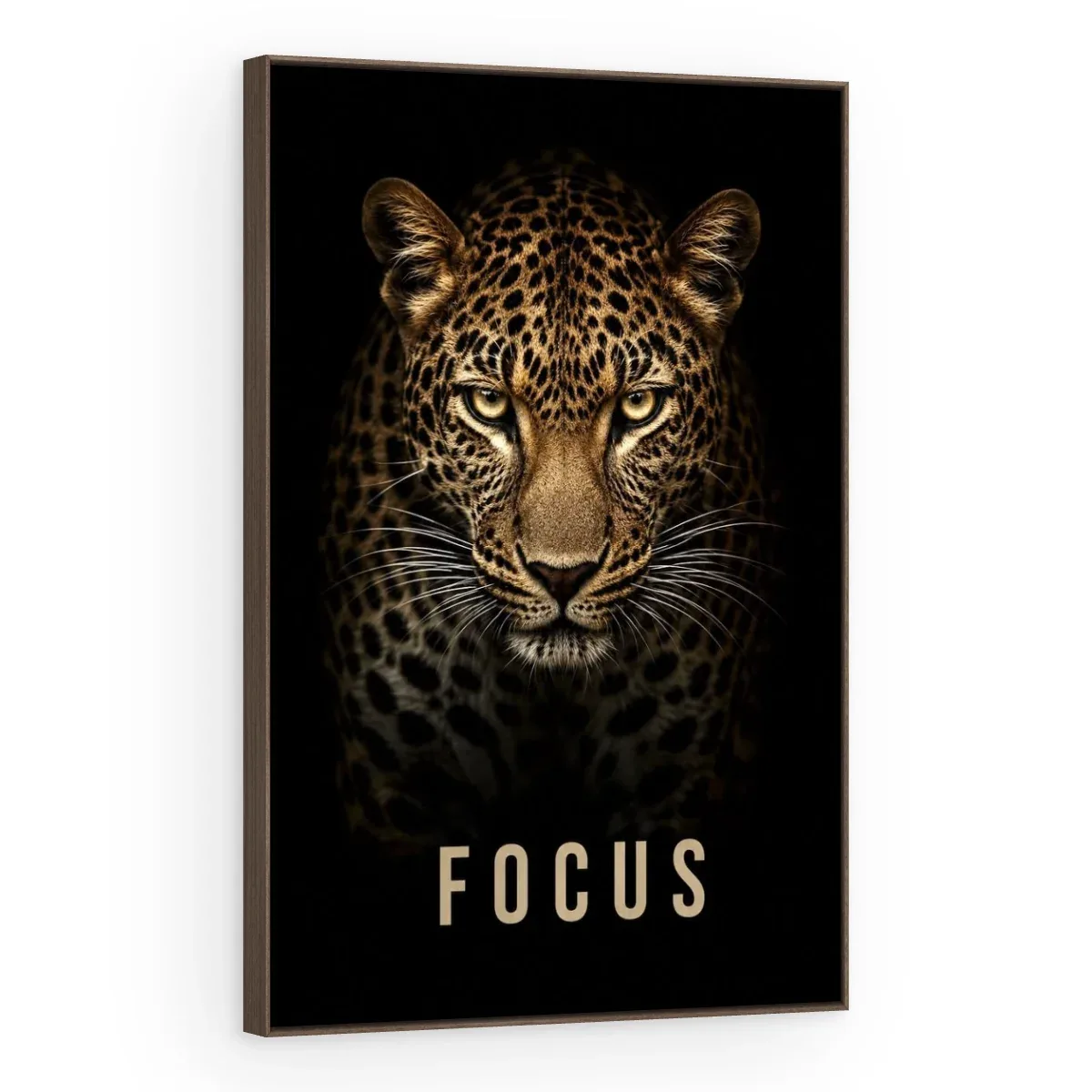 Quadro Decorativo Canvas Leopardo Foco - AN0014