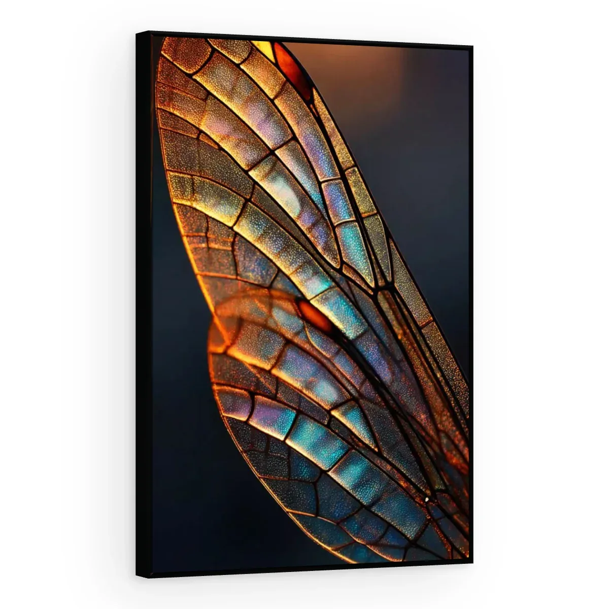Quadro Decorativo Canvas Libélula Iridescente - AN0025